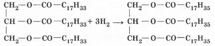 Гидрирование триолеата глицерина. Гидрирование триолиатаглицерина. Триолеат триглицерина гидрогенизация. Реакция гидрирования триолеата.